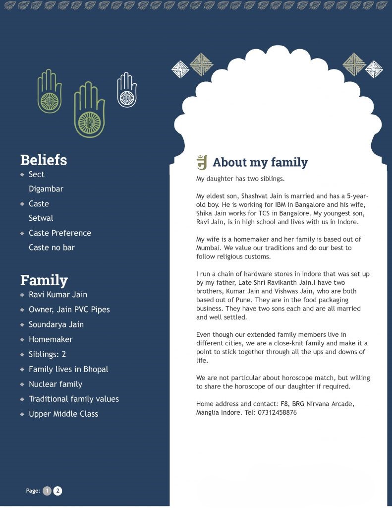 Biodata <br>Assistance